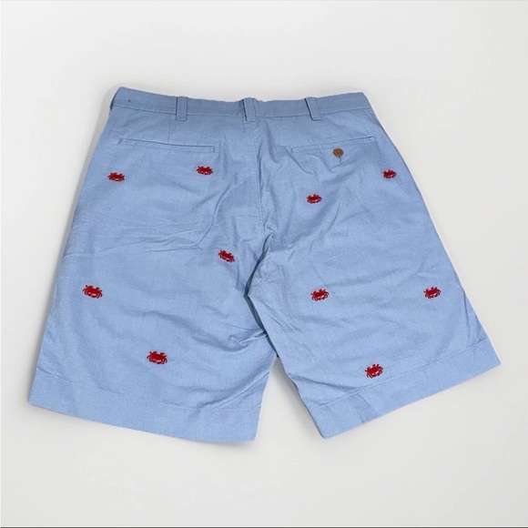 NWOT J. Crew Sun Bleached Oxford Short Embroidered Cotton 32 - Picture 3 of 4